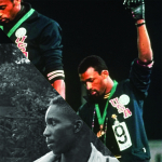 collage of three athletes